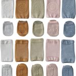 Unisex Toddler Non Slip Knee Pads and Socks Sets for Baby Boy Girls' Crawling Learn to Walk